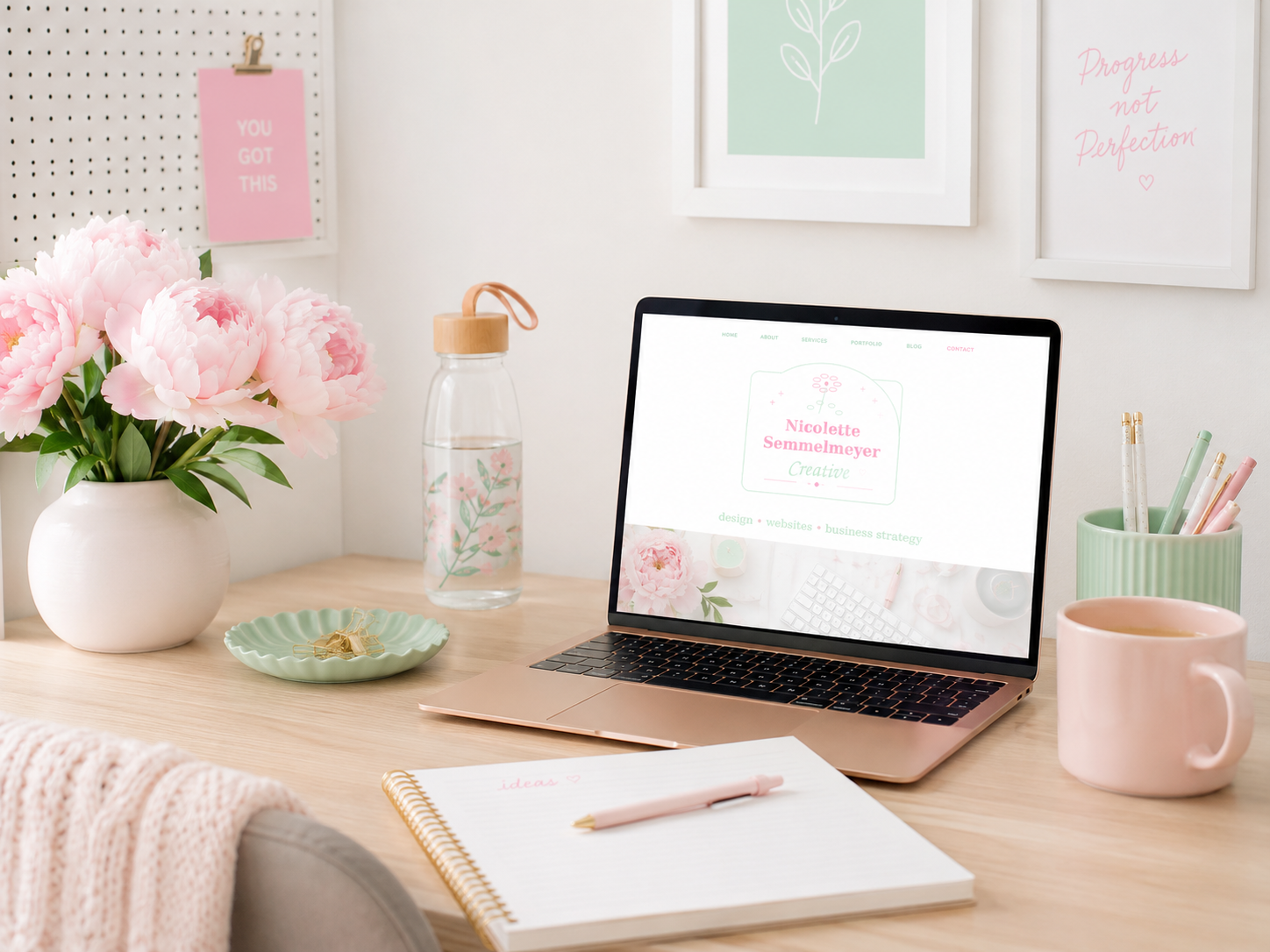 Creative workspace for client projects